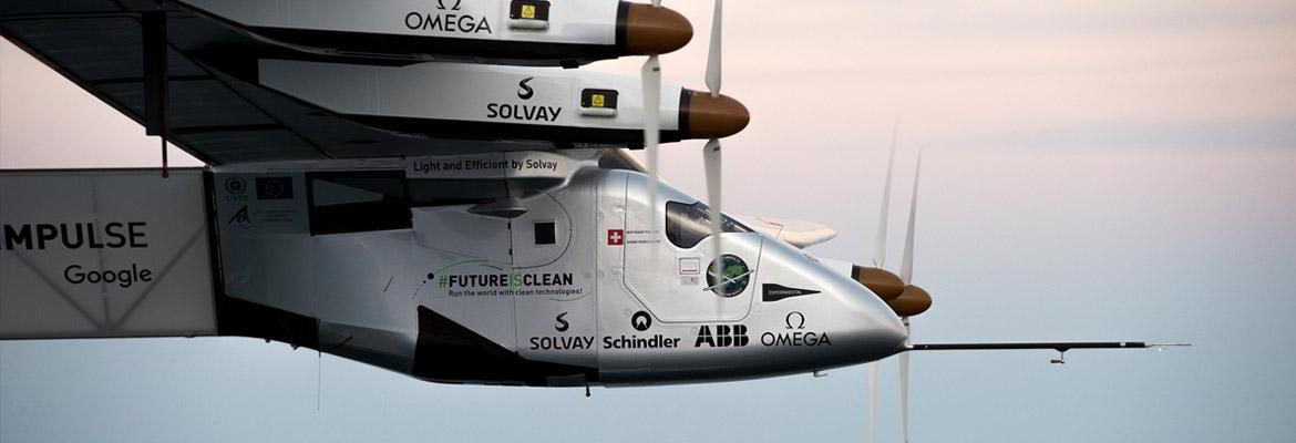 La vuelta al mundo con un avión a energía solar
